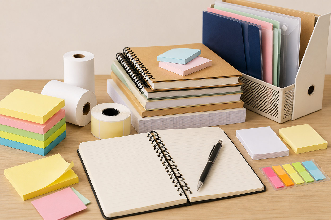Paper and note supplies