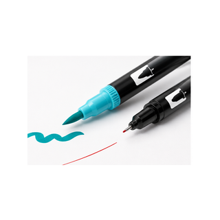36-Colour Dual Tip Brush & Fineliner Marker Sets — Wholesale Box of 24