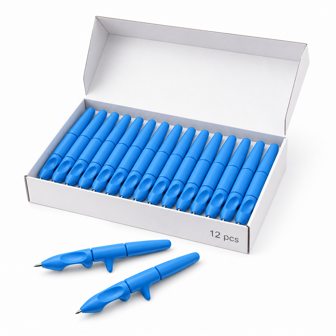 Ergonomic Handwriting Training Ballpoint Pen — Box of 12