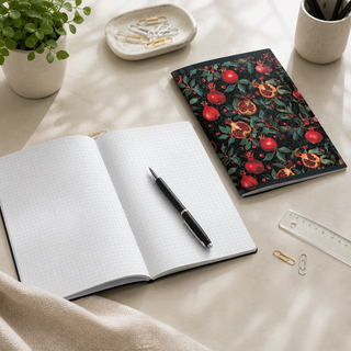 Pomegranate A4 Squared Notebook Set, 96 Sheets — Pack of 3