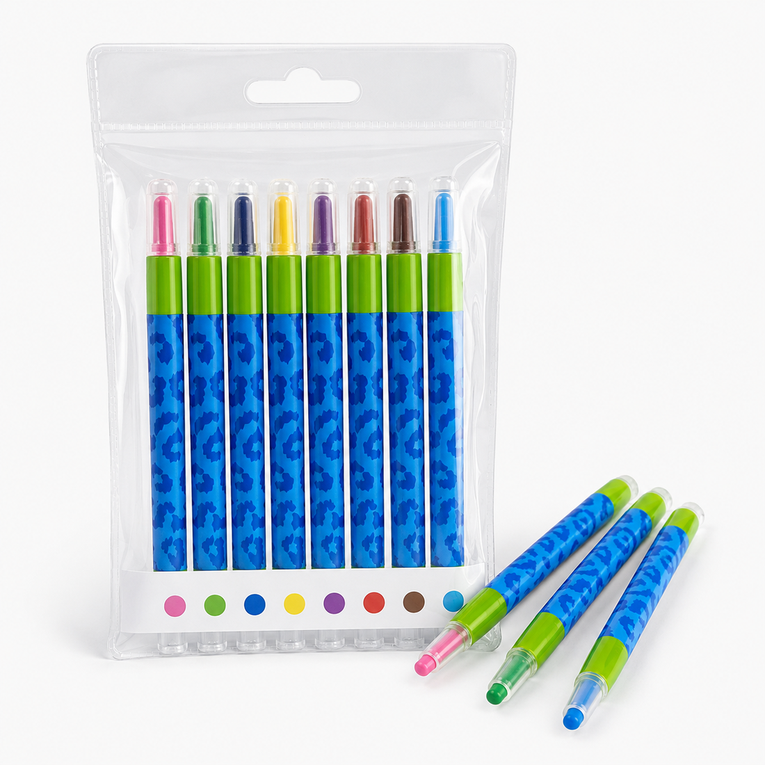 Scented Twistable Wax Crayons — Set of 8