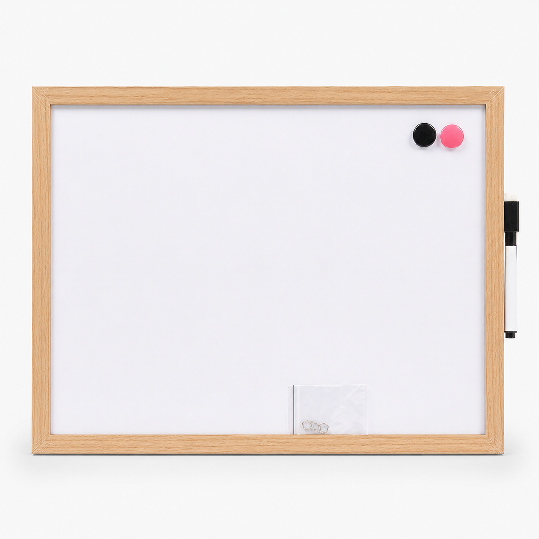 Wood-Framed Magnetic Whiteboards, 12 × 15 in — Set of 2