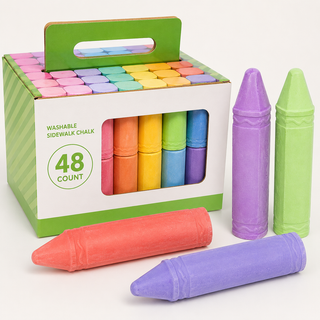 Washable Jumbo Sidewalk Chalk — Pack of 48