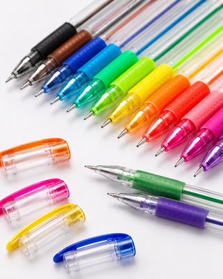 50-Colour Gel Pen Collection, 0.5 mm — Set of 50