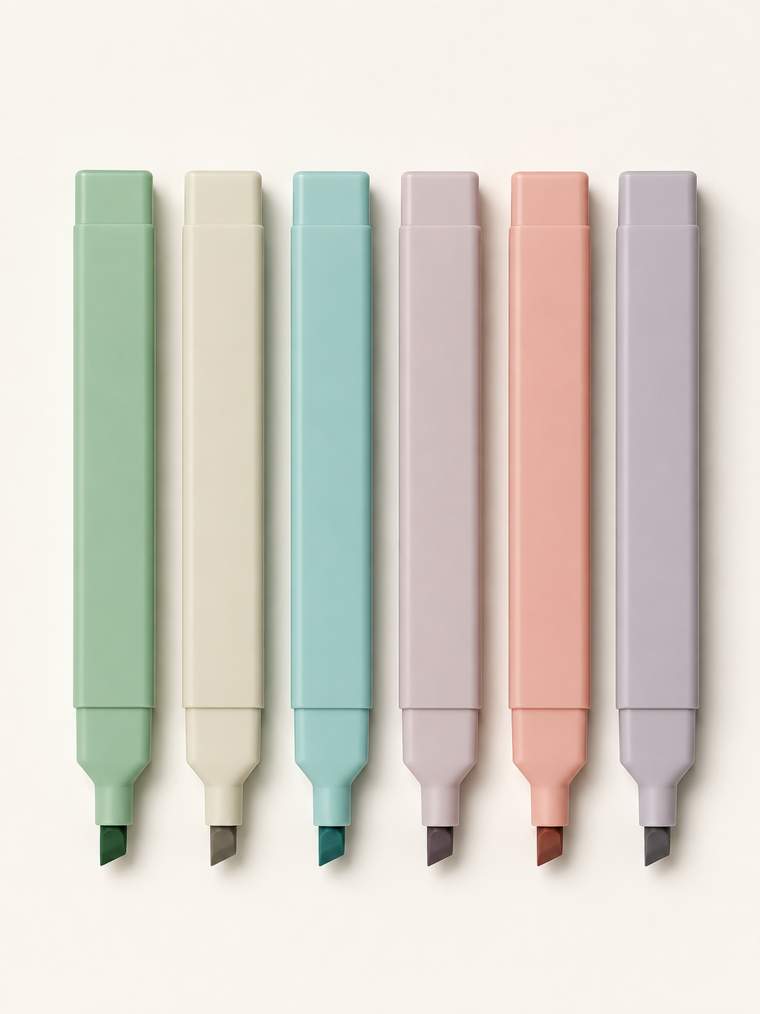Pastel Highlighters — 6 Boxes / 36 Pieces