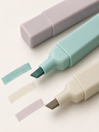 Pastel Highlighters — 6 Boxes / 36 Pieces