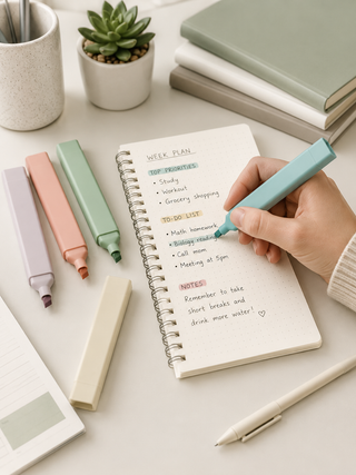 Pastel Highlighters — 6 Boxes / 36 Pieces