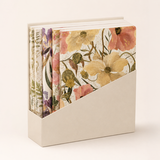 Floral Squared Notebooks, 48 Sheets — Pack of 5