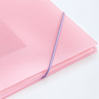 Pastel A4 Elastic Document Folders — Set of 4
