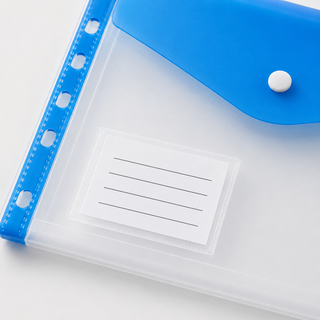 A4 Perforated Document Envelope Folders — Pack of 6