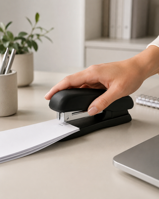 Soft Touch Desktop Staplers — Pack of 10