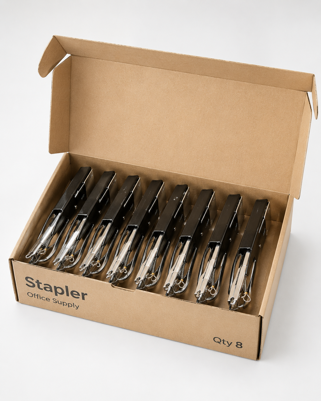 Heavy-Duty Metal Plier Staplers — Pack of 8