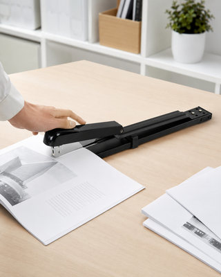 Long-Reach Booklet Staplers — Pack of 8