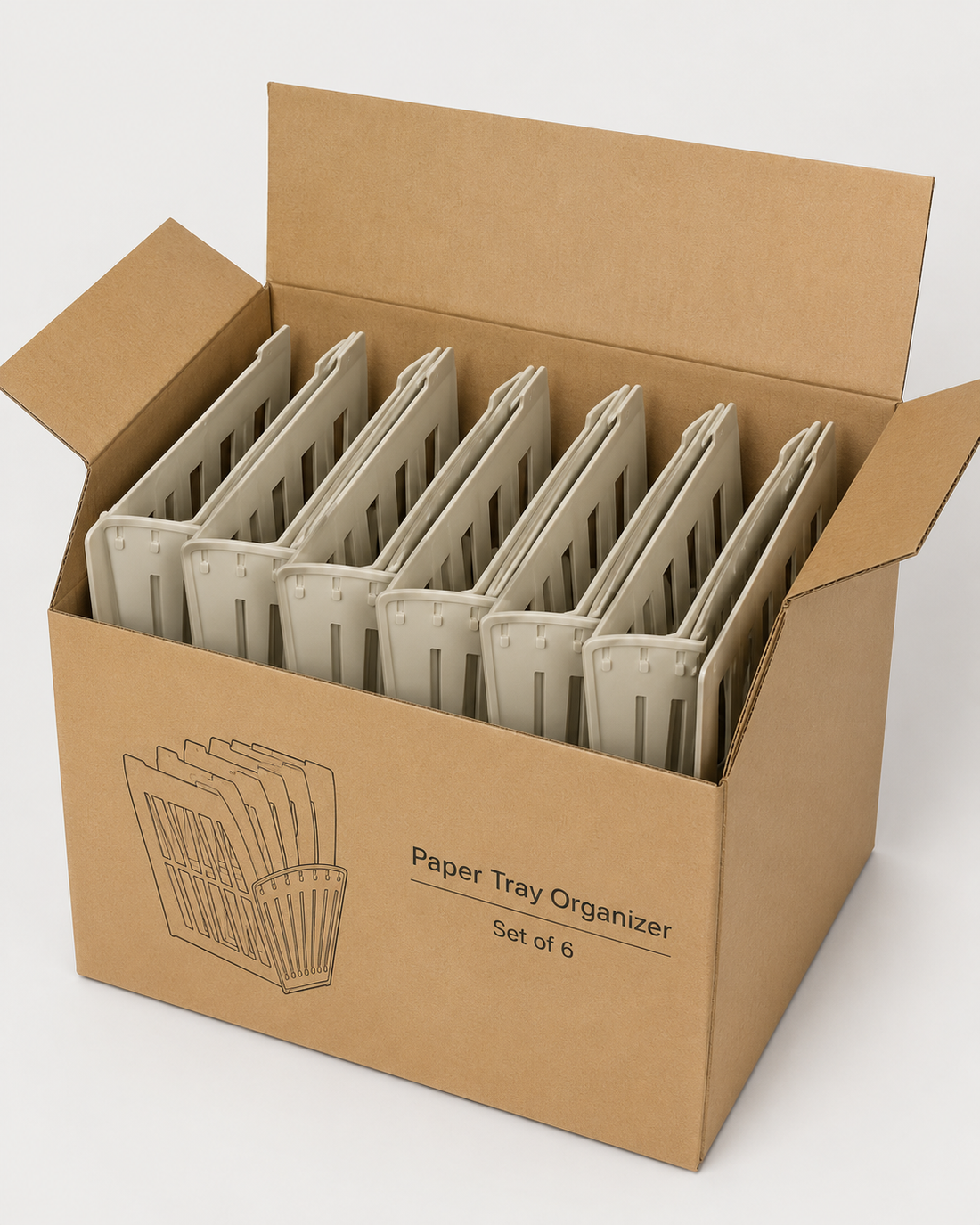 A4 Vertical Document Organisers — Pack of 6