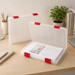 A4 Locking Document Storage Cases — Pack of 3