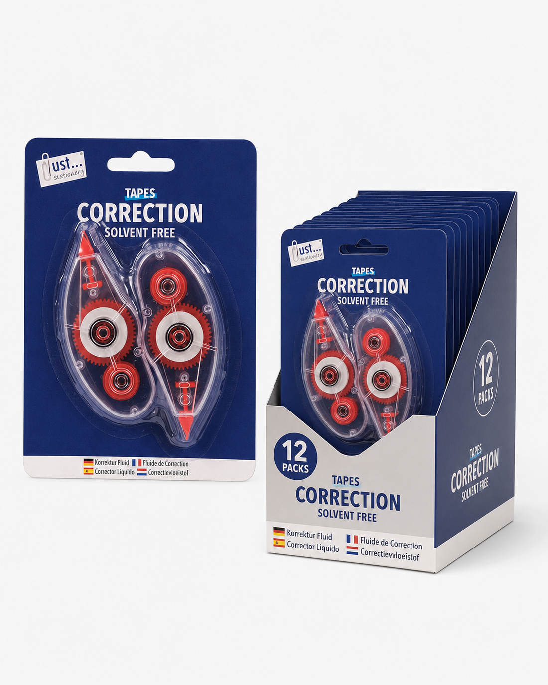 Transparent Dry Correction Tape Roller