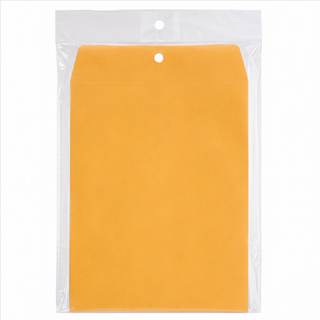 Yellow Clasp Mailing Envelopes, 7 × 10 in — Pack of 4